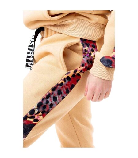 Pantalon De Jogging Motif/style Imprimé Animal Femme Noisette Hype