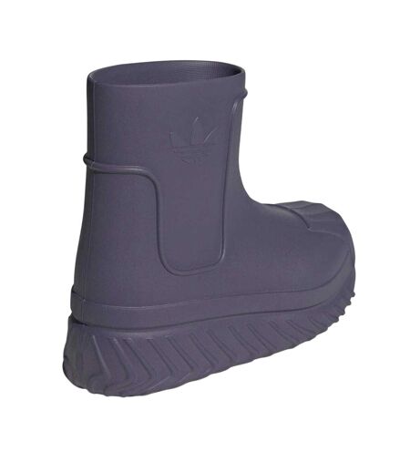 Womens/ladies Superstar Wellington Boots Purple Adidas