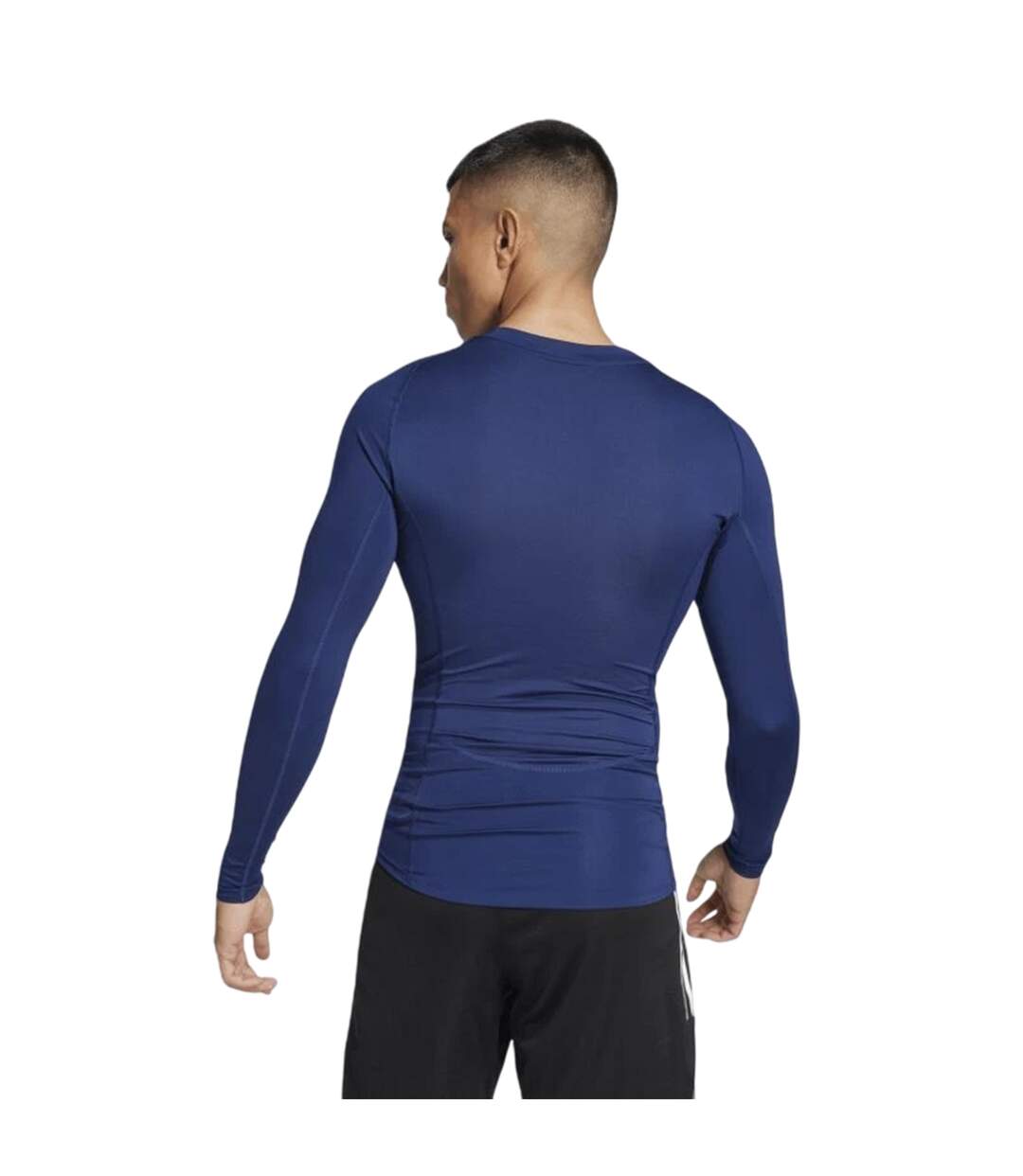T-shirt Manches Longues Techfit Homme Bleu Marine Adidas-2