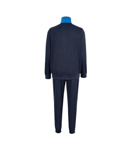 Mens Chevron Lightweight Tracksuit Set Royal Blue White Slazenger