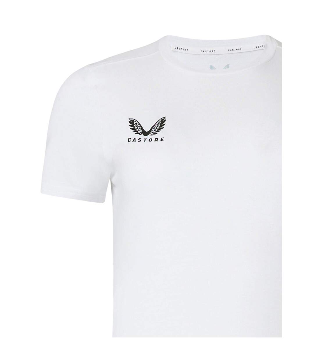 T-shirt Motif/style Logo Femme Blanc Castore-3