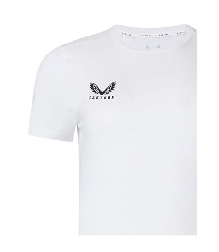 T-shirt Motif/style Logo Femme Blanc Castore