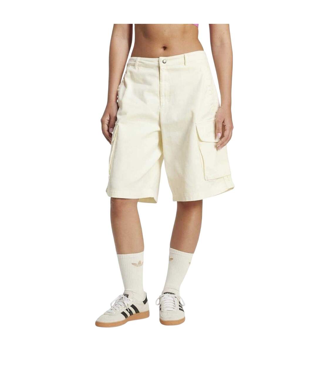 Short À Poches Originals Femme Crème Adidas-1