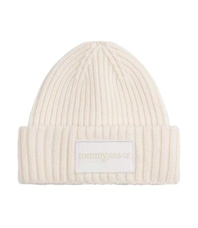 Bonnet blanc femme tommy hilfiger pima flag