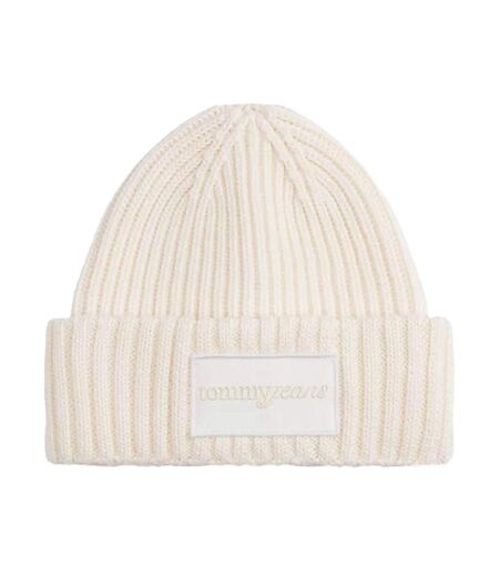 Bonnet blanc femme tommy hilfiger pima flag