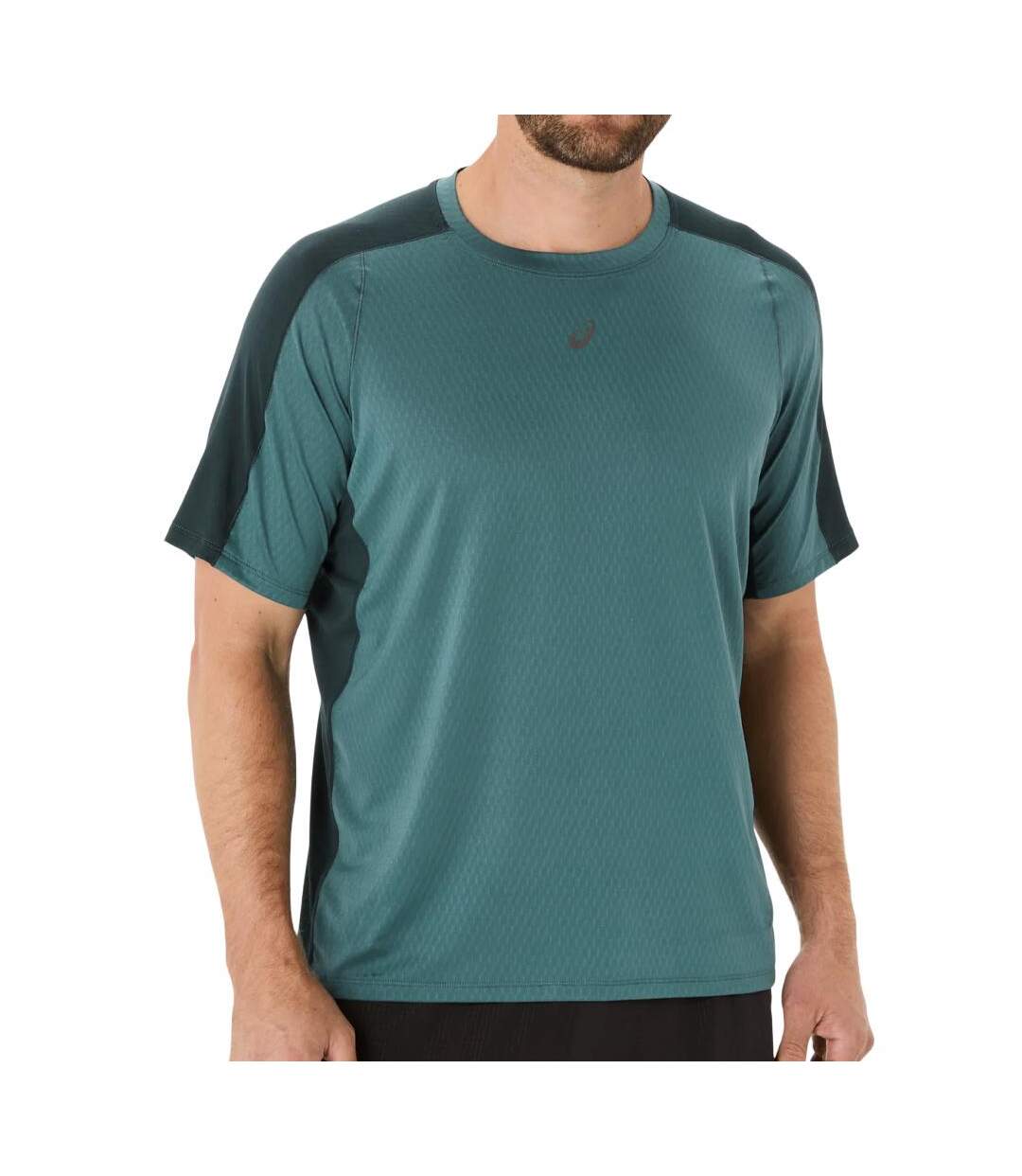 T-Shirt bleu homme asics fujitrail-1