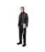 Mens Wool Blend Regular Trousers Navy Emporio Armani EA7-1