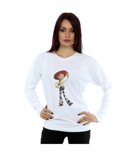Disney Sweatshirt Womens/Ladies Toy Story Jessie Pose (Blanc) - UTBI41976