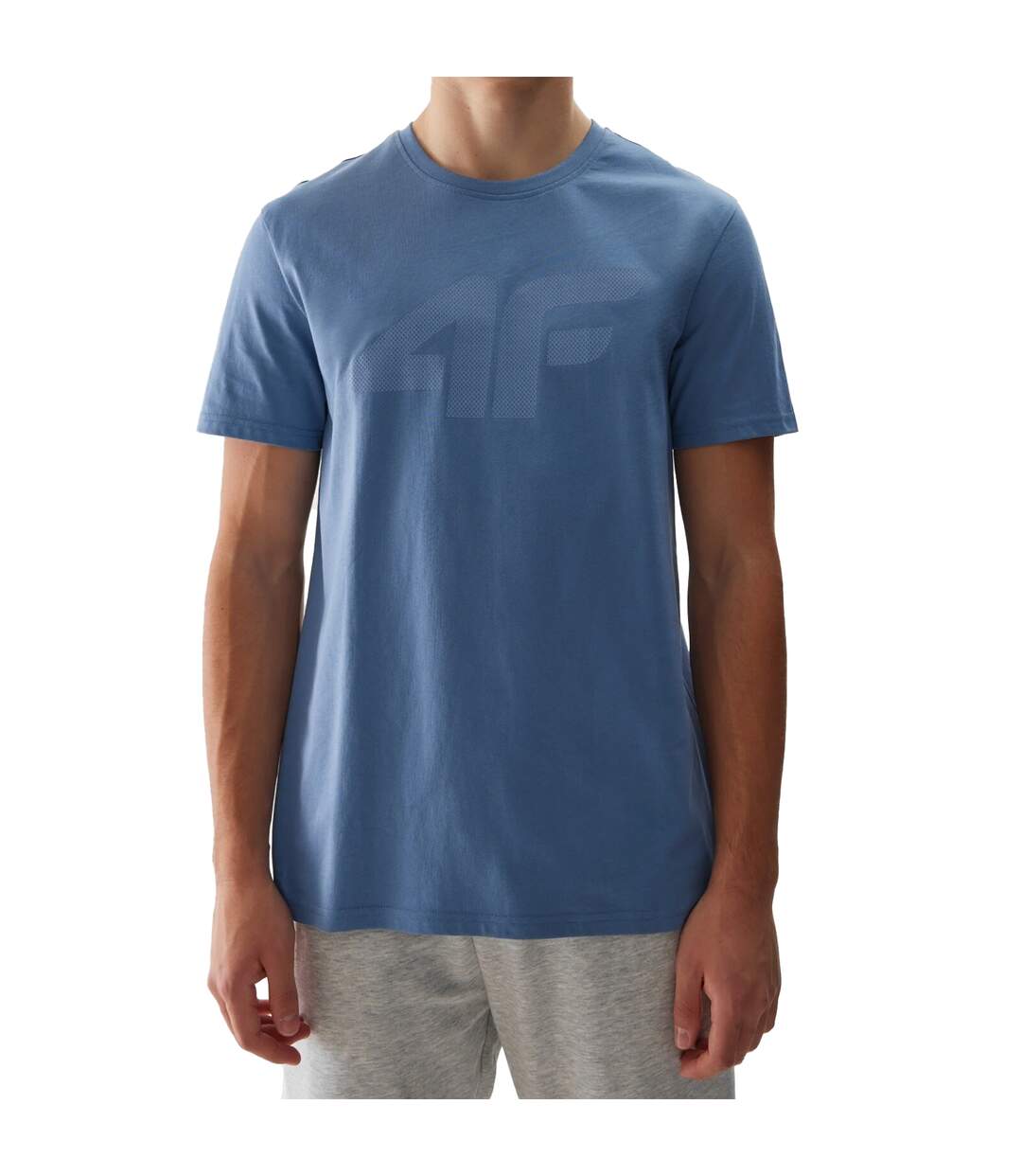 T-shirt Motif/style Logo Homme Denim 4F-2