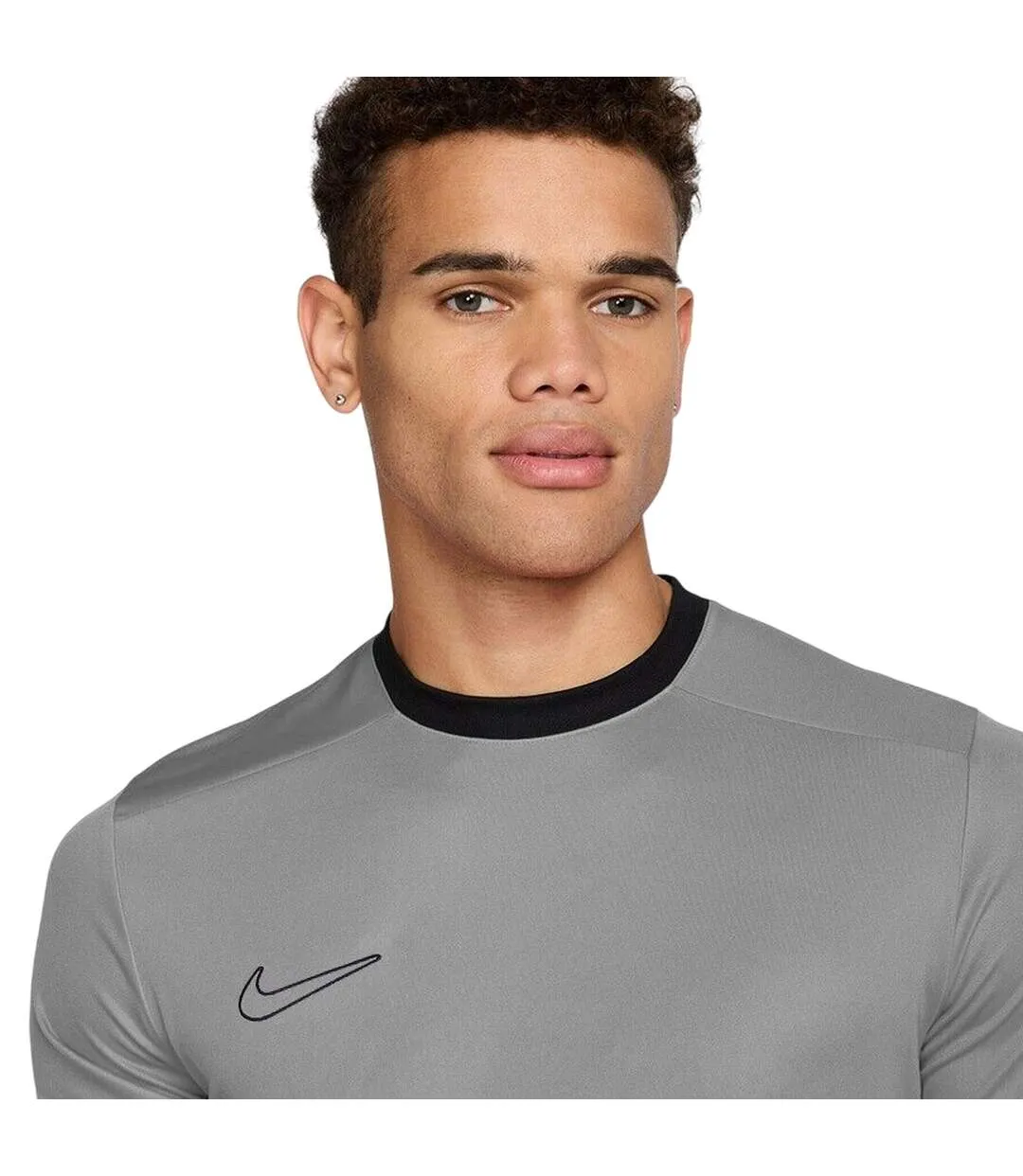 T-shirt Academy Ss Homme Gris Nike-4