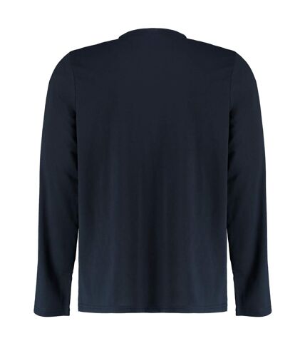 Kustom Kit Mens Long-Sleeved T-Shirt (Navy Blue)