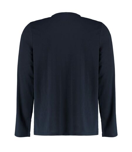 Kustom Kit Mens Long-Sleeved T-Shirt (Navy Blue)