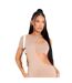 Robe Courte Femme Beige Missy Empire-2