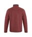 Mens newark grid eco friendly quarter zip fleece top garnet Weird Fish