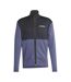 Mens Terrex Fleece Jacket Navy Black Adidas-2