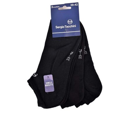 Chaussettes SERGIO TACCHINI SNEAKER 3 Pcs 6162 BOUCLETTE