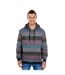 Sweat À Capuche Motif/style Rayé Homme Rouge Noir Burnside-1