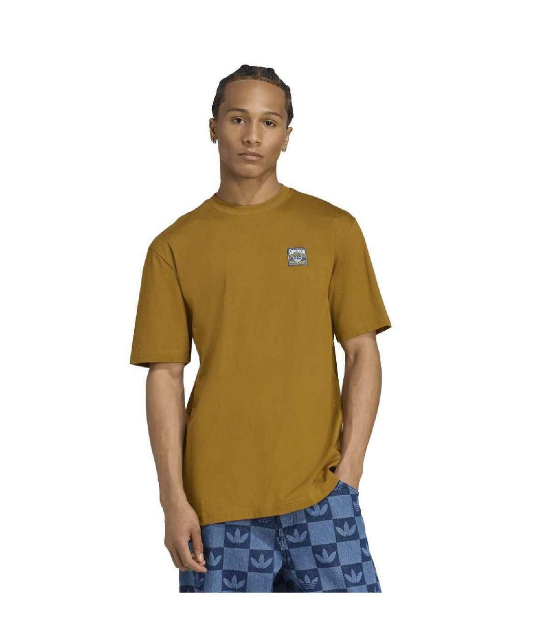Mens Wabash Loose Fit T-shirt Bronze Adidas-2