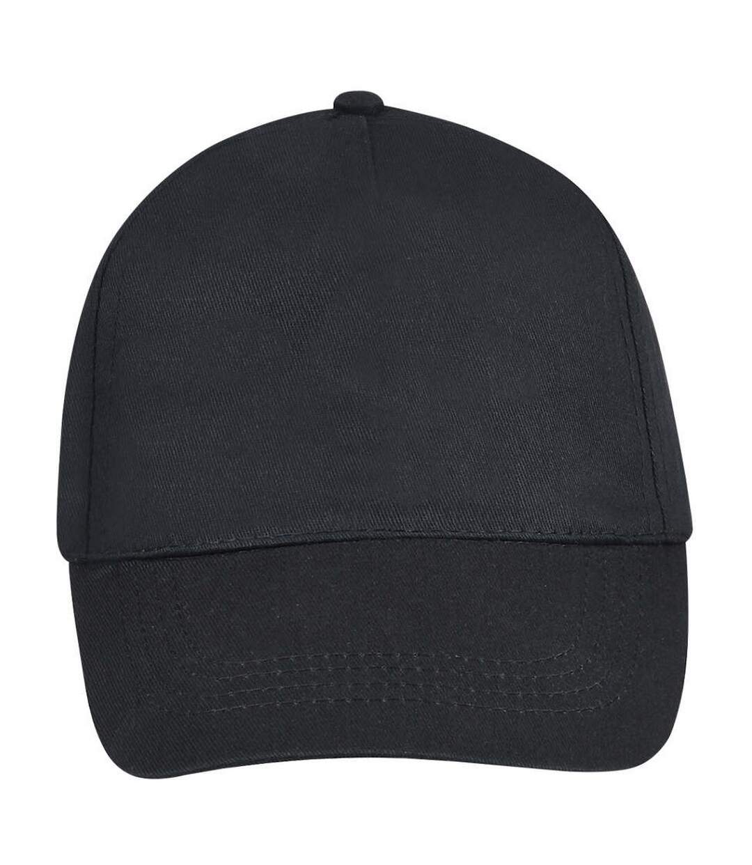 Casquette de baseball buzz unisexe noir SOLS-4