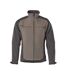 Mens Unique Dresden Soft Shell Jacket Dark Anthracite Black Mascot-1