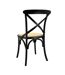 Chaise en bouleau et rotin Bistrot chic