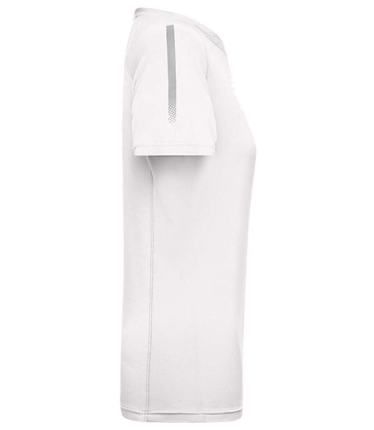 Maillot running en polyester recyclé - Femme - JN519 - blanc