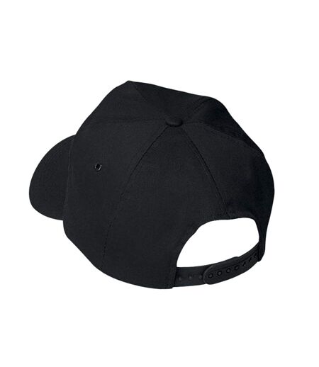 Glop Plain Baseball Cap Black MidOcean