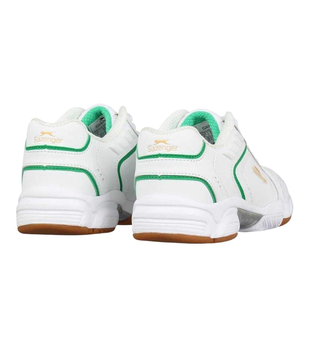 Chaussures De Tennis Femme Blanc Vert Marron Pâle Slazenger-2