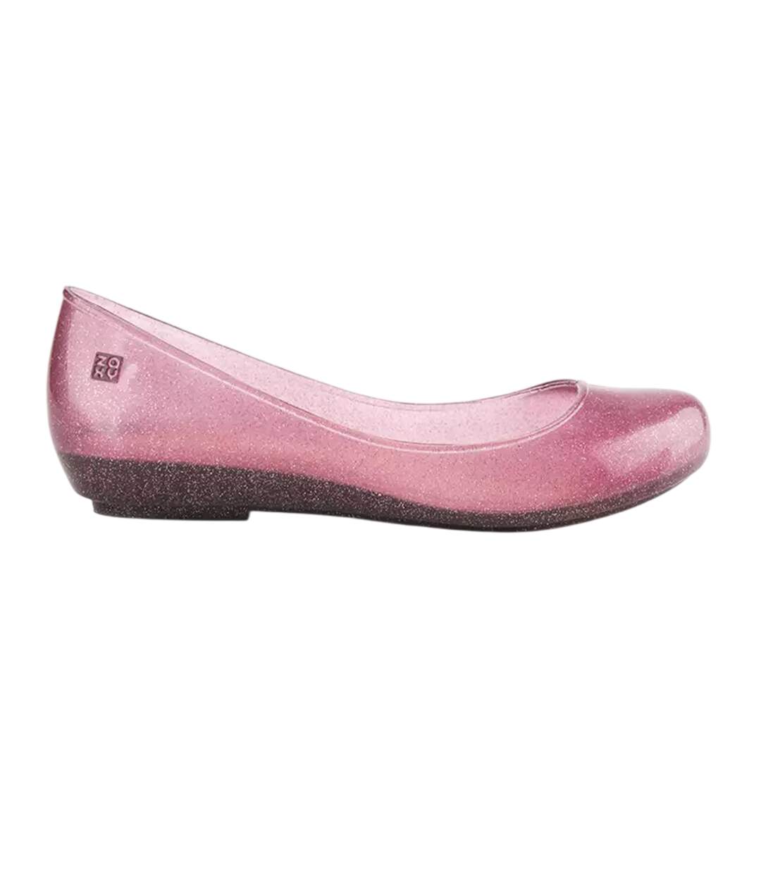 Ballerines Motif/style Paillettes Femme Chair Zaxy-1