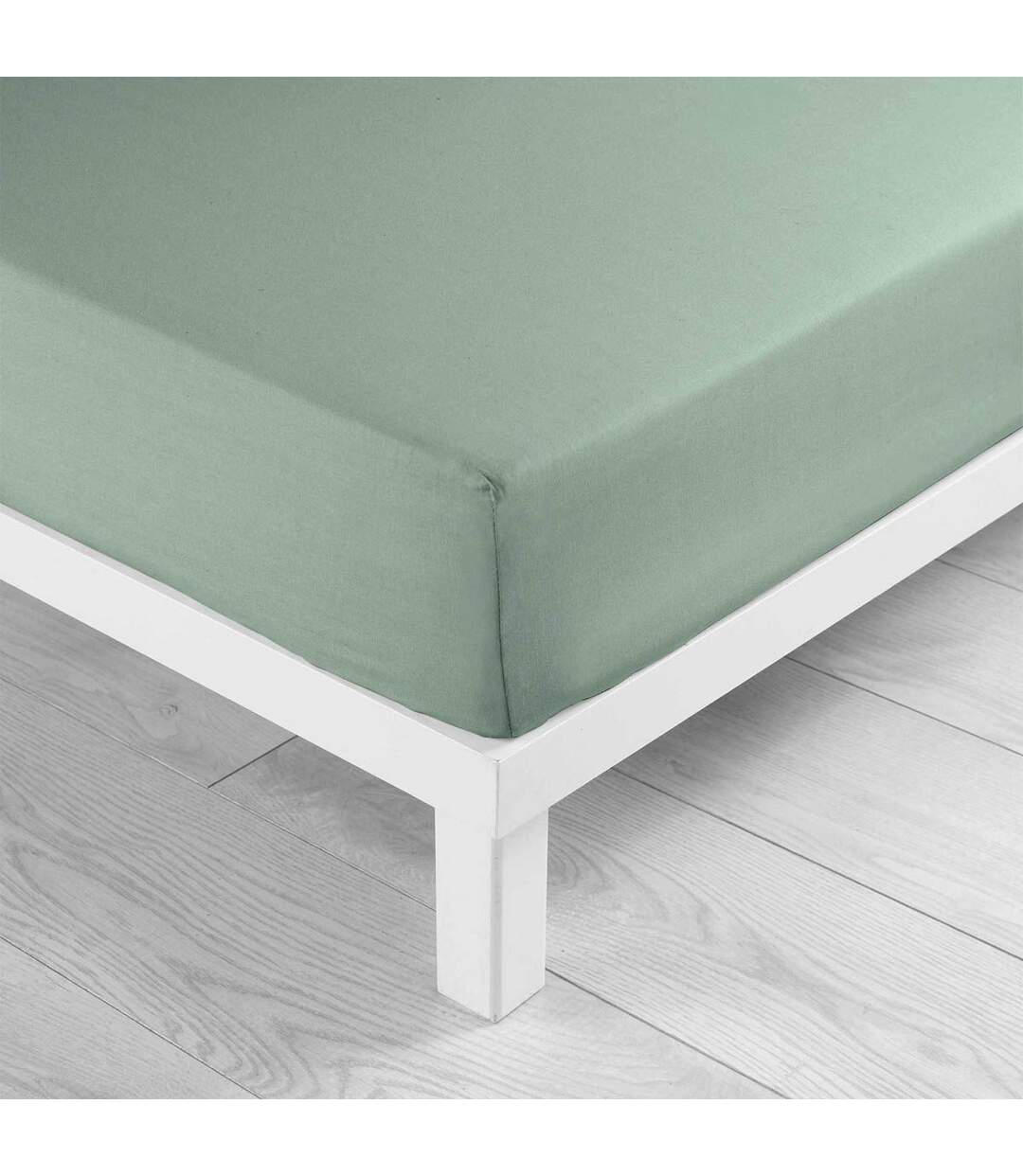 Drap Housse Lina 160x200cm Sauge-2