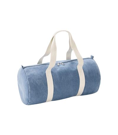 Bagbase Barrel Denim Duffle Bag (Light Denim) (One Size) - UTPC6937