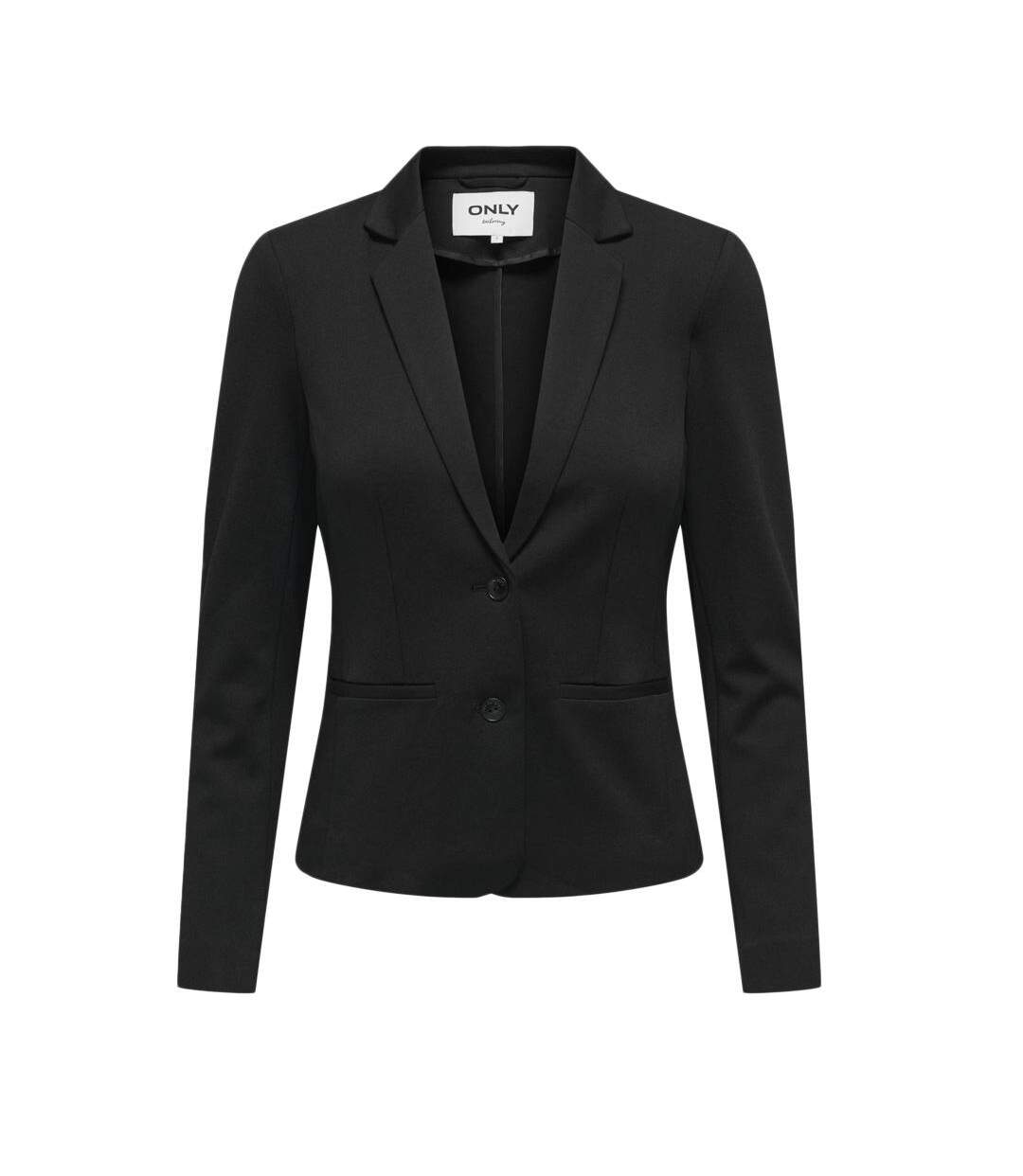 Blazer noir femme only tadia solid blazer-1