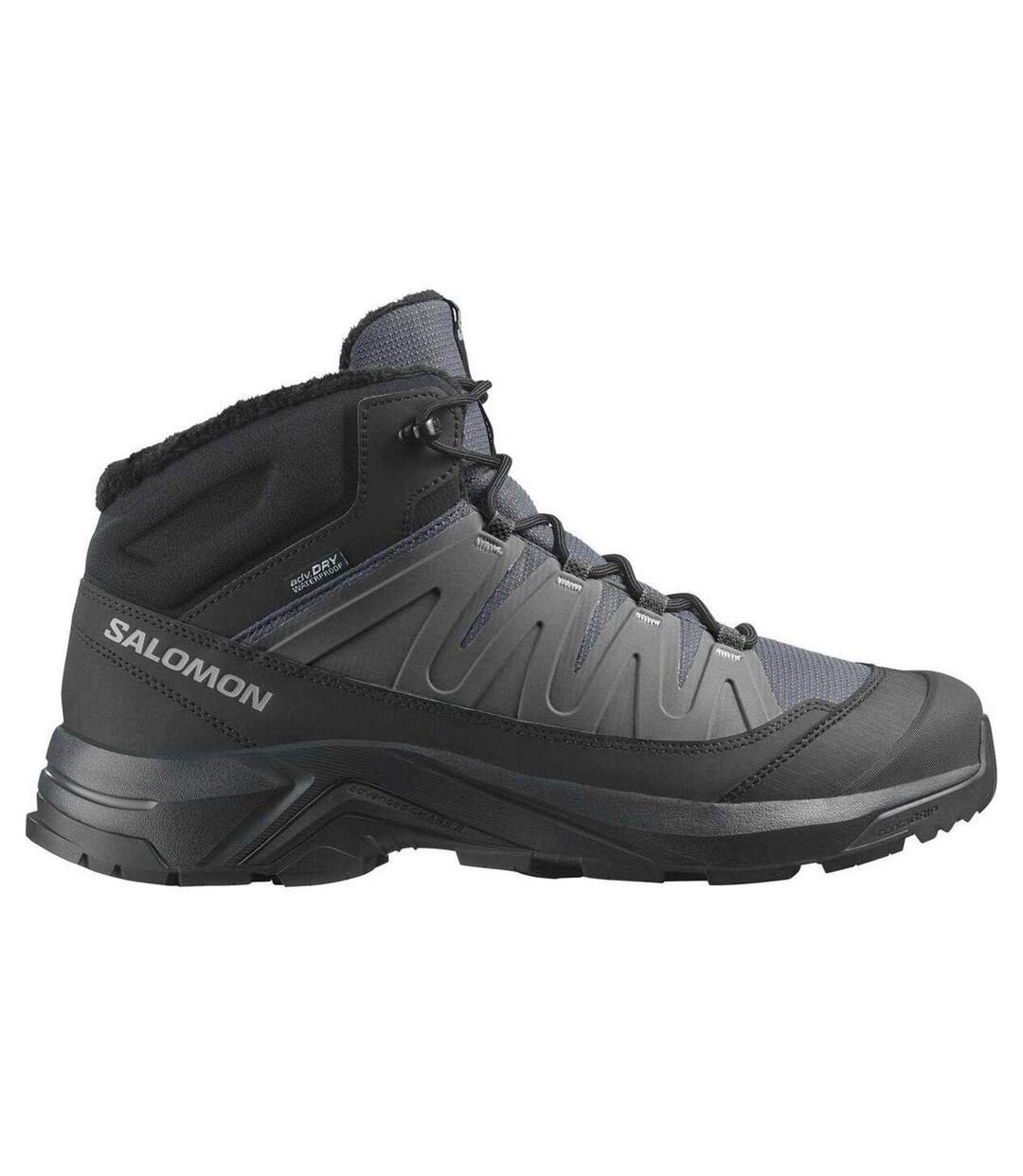 Mens Adventure Waterproof Winter Boots Asphalt Salomon-1