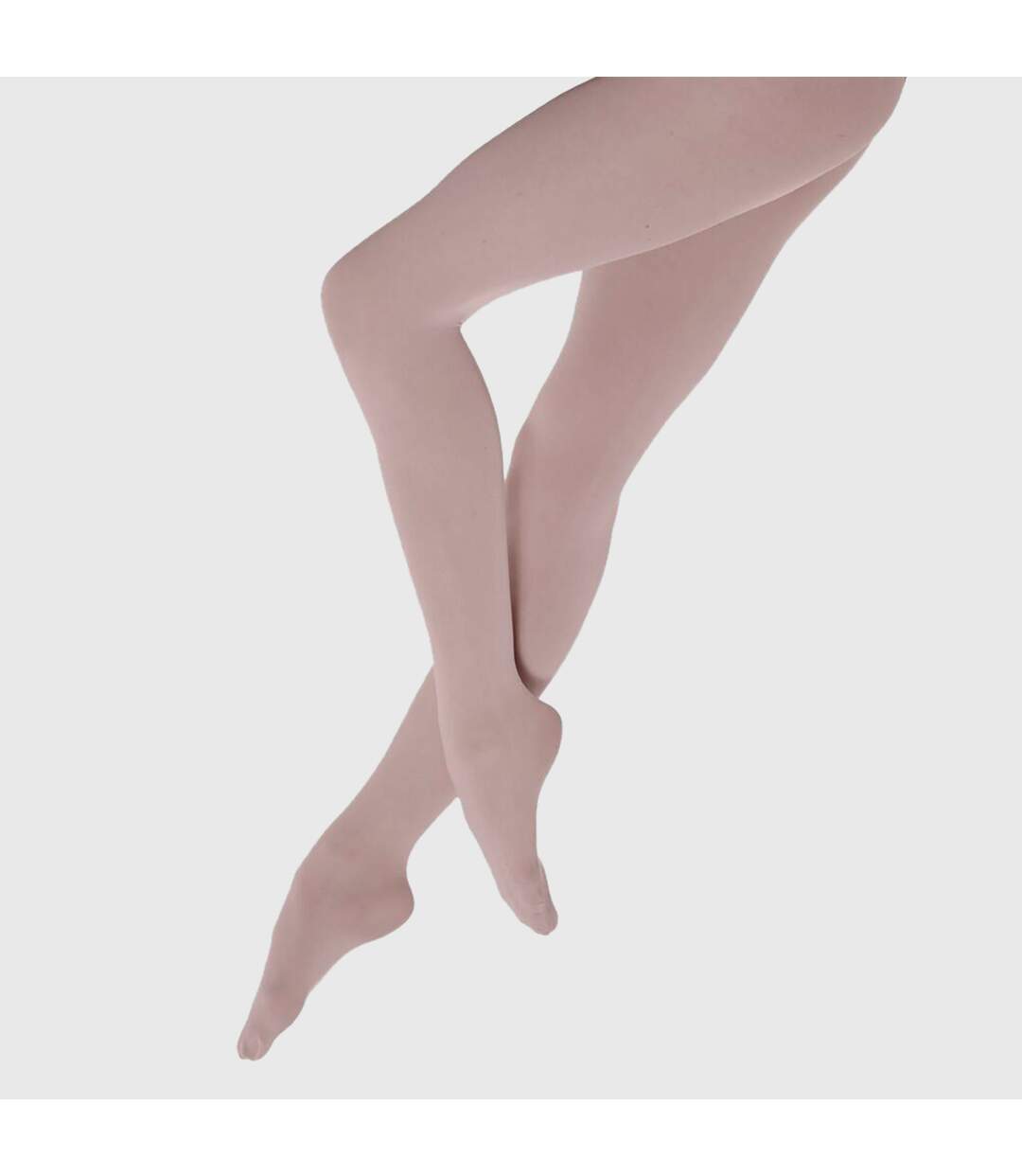 Womens/ladies full foot dance ballet tights 1 pair white Silky-2