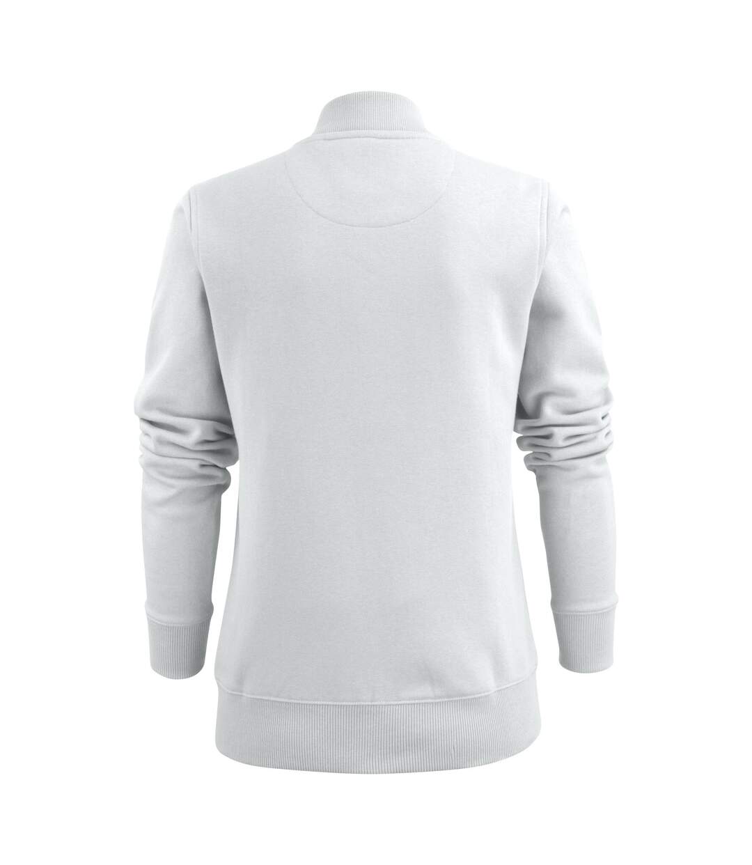 Womens/ladies Javelin Sweat Jacket White Printer-3
