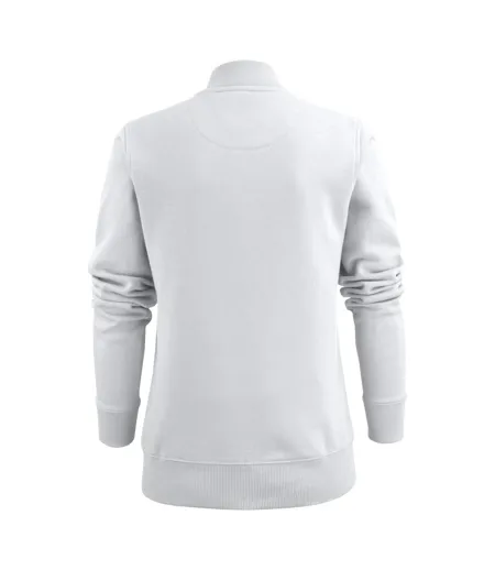 Womens/ladies Javelin Sweat Jacket White Printer