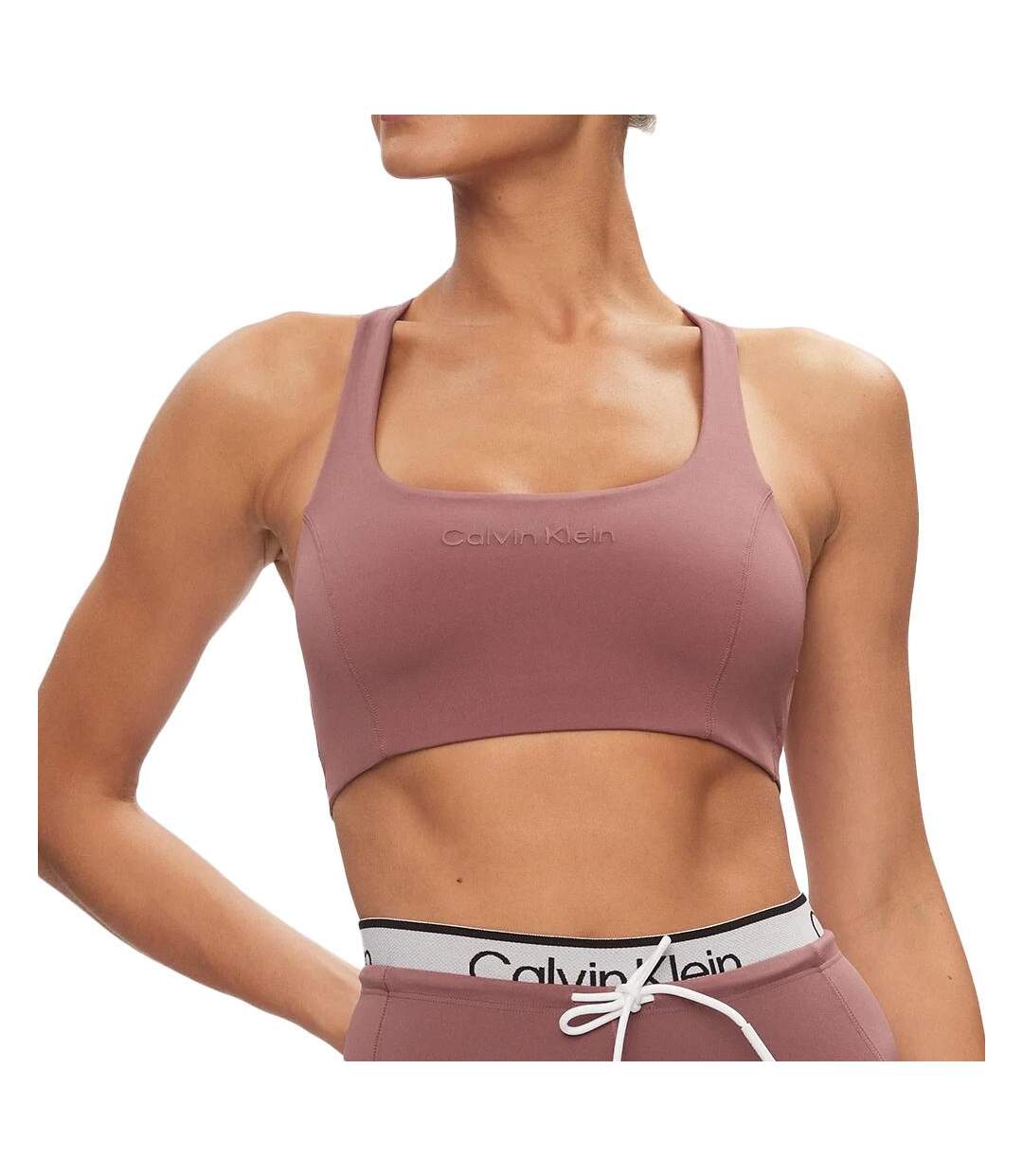 Brassière Mauve Femme Calvin Klein Jeans Medi - XS-1