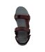 Mens locke sandals dark grey/pompeian red Craghoppers