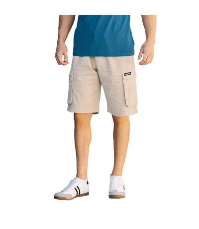Mens Utility Ss25 Cargo Shorts Stone Lambretta
