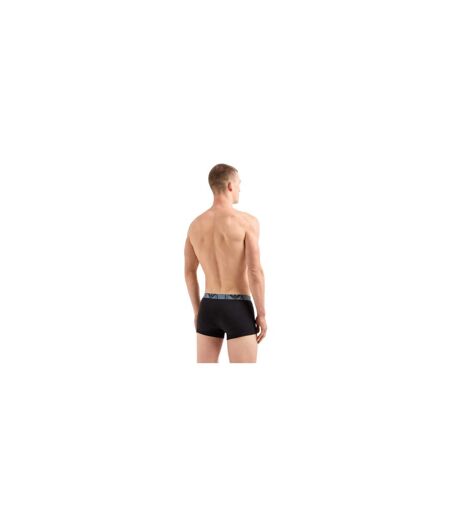 Pack Of 3  Mens Cotton Blend Boxer Shorts  Blue Grey Black Emporio Armani