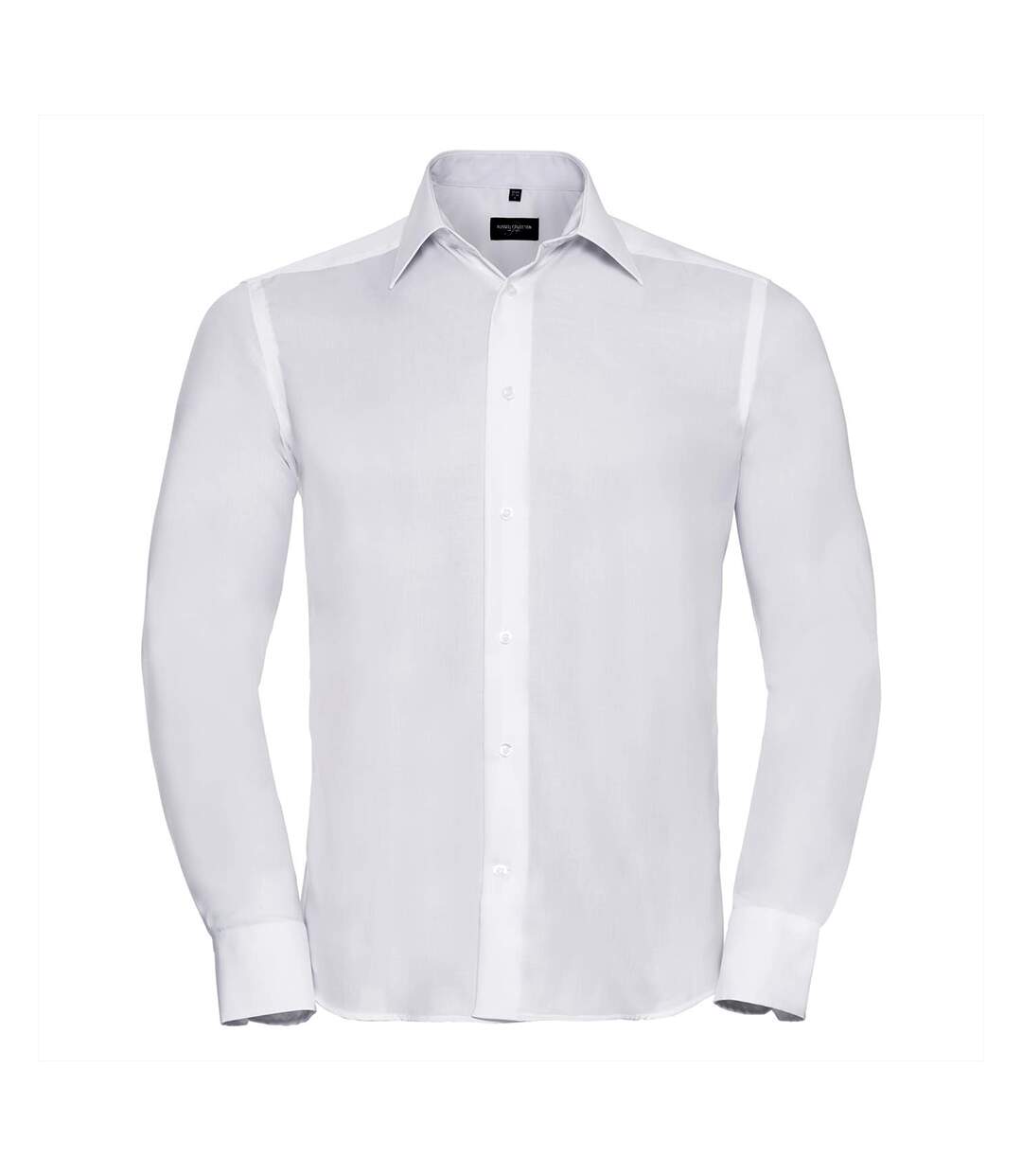 Chemise à manches longues sans repassage homme blanc Russell Russell