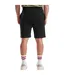 Mens Iconic Jersey Shorts Black Fruit Of The Loom-4