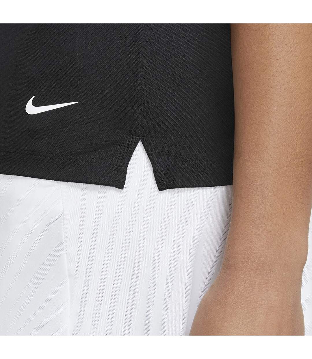 Polo victory femme noir / blanc Nike-3