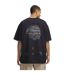 Mens Back Print Heavyweight T-shirt Black Orange Under Armour-2