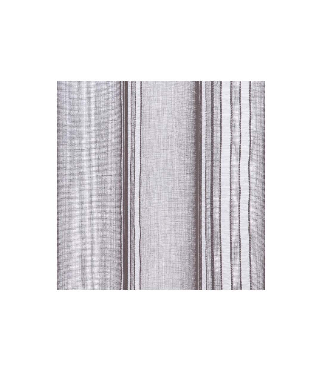Rideau Voilage Lisa 140x240cm Gris-3