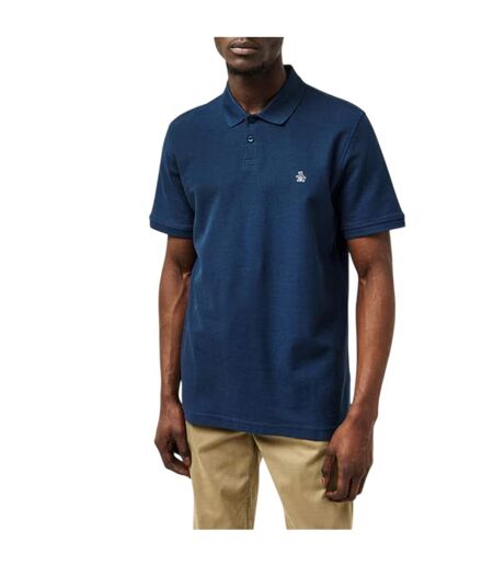 Mens Embroidered Logo Polo Shirt Yale Blue Original Penguin