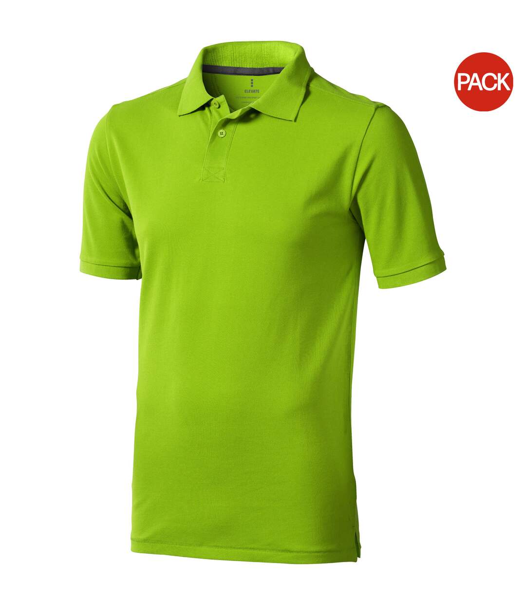 Lot de 2  polos manches courtes calgary homme vert pomme Elevate-1