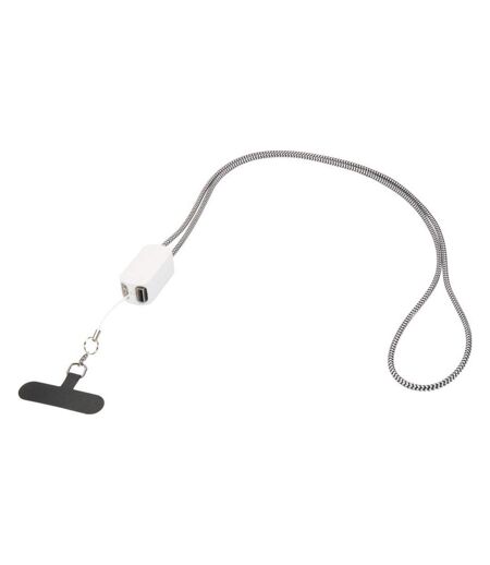 Anser 5 In 1 Recycled Plastic Phone Lanyard White Floso