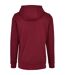 Sweat À Capuche Basic Homme Bordeaux Build Your Brand-3