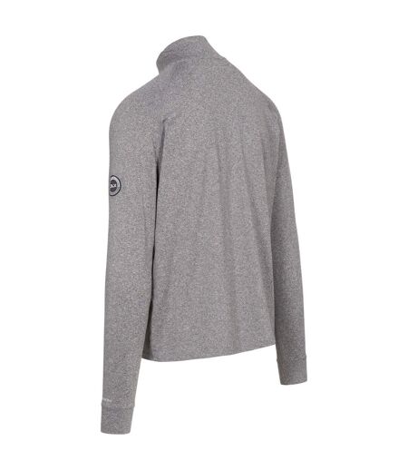 Trespass Mens Nicholas Long-Sleeved Sports Top (Gray Marl)